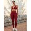 imageYEOREO Womens Christiy High Rise Athletic LeggingsScarlett Red