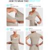 imageYEOREO Women Pilates Wrap Top Short Sleeve Tie Ballet Shirt Denaiy Y2k Deep V Neck Yoga Workout TopsLight Sand