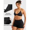 imageYEOREO Women Sports Bra Jocelyna Sliding Back Straps Twist Front Criss Cross Light Support Strappy Padd Workout BraletteBlack