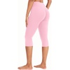 image:imageYEOREO Ease Womens Workout Capri Leggings 17 No Front Seam High Waisted Hidden Scrunch Gym Yoga PantsLight Pink
