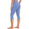 image:imageYEOREO Ease Womens Workout Capri Leggings 17 No Front Seam High Waisted Hidden Scrunch Gym Yoga PantsOcean Blue