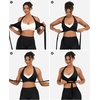 image:imageYEOREO CoreFlex Halter Sports Bras for Women Backless Padded Workout V Neck Bra Ajustable Straps Ballet Wrap Tie Gym Yoga TopBlack