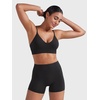 image:imageYEOREO LuxFlow Sports Bras for Women V Neck Adjustable Thin Straps Padded Workout Yoga Top Basic Wireless CamisoleBlack