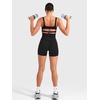 image:imageYEOREO CoreFlex Workout Tank Tops Women Open Back Built in Bra Longline Yoga Crop Top Gym Backless Padded CamisoleBlack