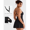 image:imageYEOREO CoreFlex Women Tennis Dress Built in Shorts and Bra with Pockets Workout Gym Golf OutfitsBlack