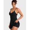 image:imageYEOREO CoreFlex Women Tennis Dress Built in Shorts and Bra with Pockets Workout Gym Golf OutfitsBlack