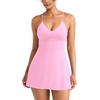 image:imageYEOREO CoreFlex Women Tennis Dress Built in Shorts and Bra with Pockets Workout Gym Golf OutfitsPink