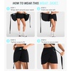 image:imageYEOREO Ease Womens Ballet Wrap Skirt Tie Active Mini Skort with Shorts Tennis Athletic Skirts for Yoga Pilates WorkoutBlack
