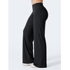 image:imageYEOREO Ease Womens Low Rise Straight Leggings Bottoms Workout No Front Seam 31533 Wide Leg Gym Yoga PantsBlack