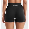 image:imageYEOREO SoftHue Womens High Waisted Biker Shorts 36 No Front Seam Buttery Soft Tummy Control Klinain Yoga Workout ShortsBlack