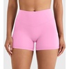 image:imageYEOREO SoftHue Womens High Waisted Biker Shorts 36 No Front Seam Buttery Soft Tummy Control Klinain Yoga Workout ShortsBubblegum Pink