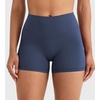 image:imageYEOREO SoftHue Womens High Waisted Biker Shorts 36 No Front Seam Buttery Soft Tummy Control Klinain Yoga Workout ShortsNavy Blue
