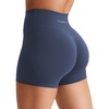 image:imageYEOREO SoftHue Womens High Waisted Biker Shorts 36 No Front Seam Buttery Soft Tummy Control Klinain Yoga Workout ShortsNavy Blue
