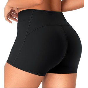 image:imageYEOREO CoreFlex Womens Low Rise Biker Shorts with Pocket 36 No Front Seam Workout Gym Running ShortsBlack