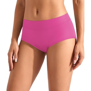 image:imageYEOREO LuxFlow Womens Low Rise Yoga Shorts Sexy Booty Biker Shorts No Front Seam for Workout GymDark Rose Red