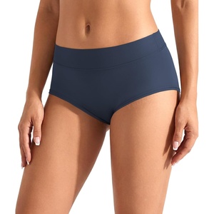 image:imageYEOREO LuxFlow Womens Low Rise Yoga Shorts Sexy Booty Biker Shorts No Front Seam for Workout GymNavy Blue