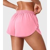 image:imageYEOREO Ease Women Workout Running Shorts 2 in 1 Quick Drying Athletic Tennis Gym Lined ShortsBlush Powder