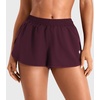 image:imageYEOREO Ease Women Workout Running Shorts 2 in 1 Quick Drying Athletic Tennis Gym Lined ShortsFig Purple