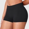 image:imageYEOREO LuxFlow Workout Shorts Women Low Rise 25 Squat Proof Seamless Gym Volleyball Booty ShortsBlack
