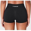 image:imageYEOREO LuxFlow Workout Shorts Women Low Rise 25 Squat Proof Seamless Gym Volleyball Booty ShortsBlack