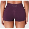 image:imageYEOREO LuxFlow Workout Shorts Women Low Rise 25 Squat Proof Seamless Gym Volleyball Booty ShortsBlack Cherry