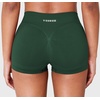image:imageYEOREO LuxFlow Workout Shorts Women Low Rise 25 Squat Proof Seamless Gym Volleyball Booty ShortsForest Green