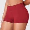 image:imageYEOREO LuxFlow Workout Shorts Women Low Rise 25 Squat Proof Seamless Gym Volleyball Booty ShortsRed