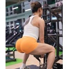 image:imageYEOREO LuxFlow Workout Shorts Women Low Rise 25 Squat Proof Seamless Gym Volleyball Booty ShortsTangerine