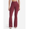 image:imageYEOREO SoftHue Mini Flare Leggings for Women 285305325 Scrunch Workout High Waisted No Front Seam Gym Yoga PantsAnkela Red