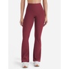 image:imageYEOREO SoftHue Mini Flare Leggings for Women 285305325 Scrunch Workout High Waisted No Front Seam Gym Yoga PantsAnkela Red