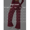 image:imageYEOREO SoftHue Straight Leg Leggings Women Fold Over Wide Leg Pants 315 Eddiy Casual Gym Workout SweatpantsAnchor Red