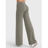image:imageYEOREO SoftHue Straight Leg Leggings Women Fold Over Wide Leg Pants 315 Eddiy Casual Gym Workout SweatpantsGray Green