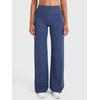 image:imageYEOREO SoftHue Straight Leg Leggings Women Fold Over Wide Leg Pants 315 Eddiy Casual Gym Workout SweatpantsNavy Blue