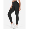 image:imageYEOREO SoftHue Workout Leggings for Women Hidden Scrunch Tummy Control Leggings High Waisted Gym Yoga PantsBlack