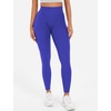 image:imageYEOREO SoftHue Workout Leggings for Women Hidden Scrunch Tummy Control Leggings High Waisted Gym Yoga PantsBlue