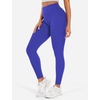 image:imageYEOREO SoftHue Workout Leggings for Women Hidden Scrunch Tummy Control Leggings High Waisted Gym Yoga PantsBlue