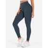 image:imageYEOREO SoftHue Workout Leggings for Women Hidden Scrunch Tummy Control Leggings High Waisted Gym Yoga PantsBlue Green