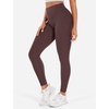 image:imageYEOREO SoftHue Workout Leggings for Women Hidden Scrunch Tummy Control Leggings High Waisted Gym Yoga PantsBrown