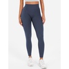image:imageYEOREO SoftHue Workout Leggings for Women Hidden Scrunch Tummy Control Leggings High Waisted Gym Yoga PantsDark Blue