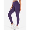 image:imageYEOREO SoftHue Workout Leggings for Women Hidden Scrunch Tummy Control Leggings High Waisted Gym Yoga PantsPurple