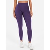 image:imageYEOREO SoftHue Workout Leggings for Women Hidden Scrunch Tummy Control Leggings High Waisted Gym Yoga PantsPurple