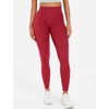 image:imageYEOREO SoftHue Workout Leggings for Women Hidden Scrunch Tummy Control Leggings High Waisted Gym Yoga PantsRed