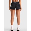image:imageYEOREO CoreFlex Women Workout Shorts Low Rise Hidden Scrunch Butt Lifting Cargo Pockets 25 ShortsBlack