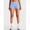 image:imageYEOREO CoreFlex Women Workout Shorts Low Rise Hidden Scrunch Butt Lifting Cargo Pockets 25 ShortsLight Blue