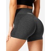 image:imageYEOREO Scrunch Butt Workout Shorts Women 35 Seamless V Cross Waist Sport Gym Amplify ShortsGrey