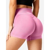 image:imageYEOREO Scrunch Butt Workout Shorts Women 35 Seamless V Cross Waist Sport Gym Amplify ShortsPink