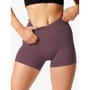 image:imageYEOREO Scrunch Butt Workout Shorts Women 35 Seamless V Cross Waist Sport Gym Amplify ShortsRose