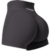 image:imageYEOREO Scrunch Butt Workout Shorts Women 35 Seamless V Cross Waist Sport Gym Amplify ShortsShale Brown