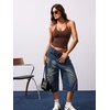 image:imageYEOREO CoreFlex Womens Tie Halter Twist Back Tank Top  Padded Workout Yoga Cop Top Going Out Y2k Trendy Summer CamisoleCoffee