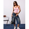 image:imageYEOREO CoreFlex Womens Tie Halter Twist Back Tank Top  Padded Workout Yoga Cop Top Going Out Y2k Trendy Summer CamisolePink Lemonade